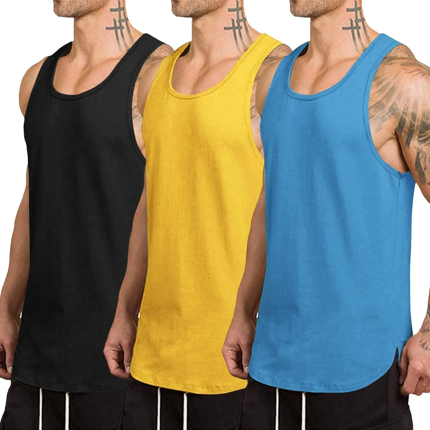 3-Pack Quick Dry Gym Vest (US Only)