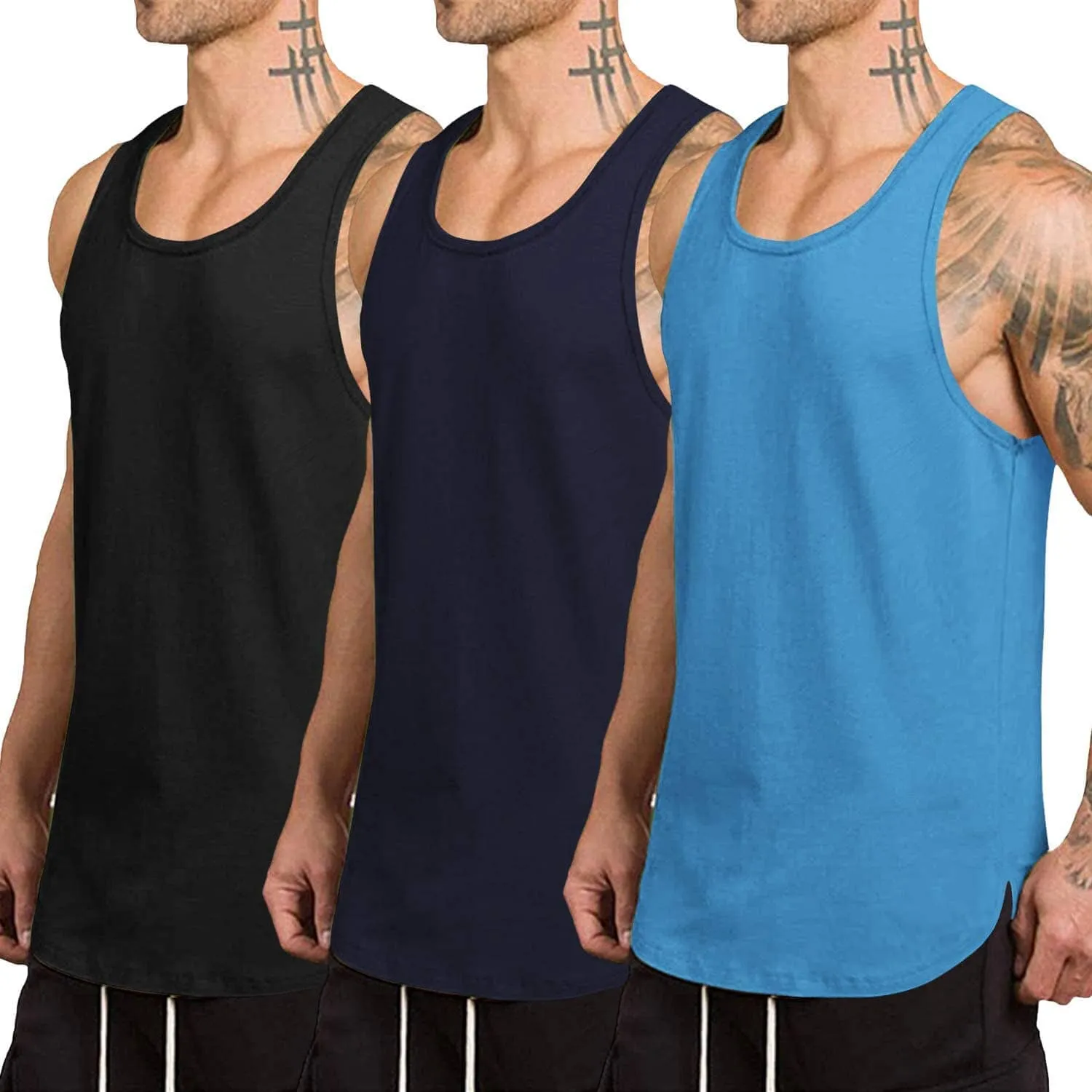 3-Pack Quick Dry Gym Vest (US Only)