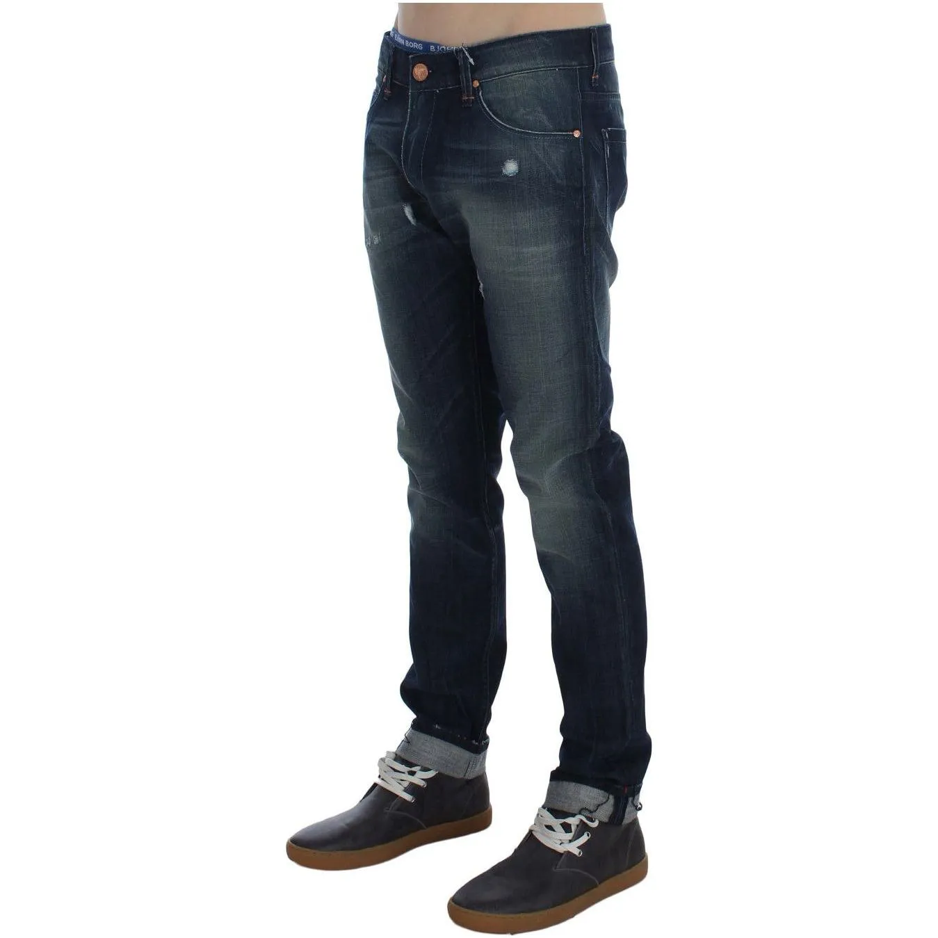 Acht Sleek Slim Fit Italian Denim Jeans