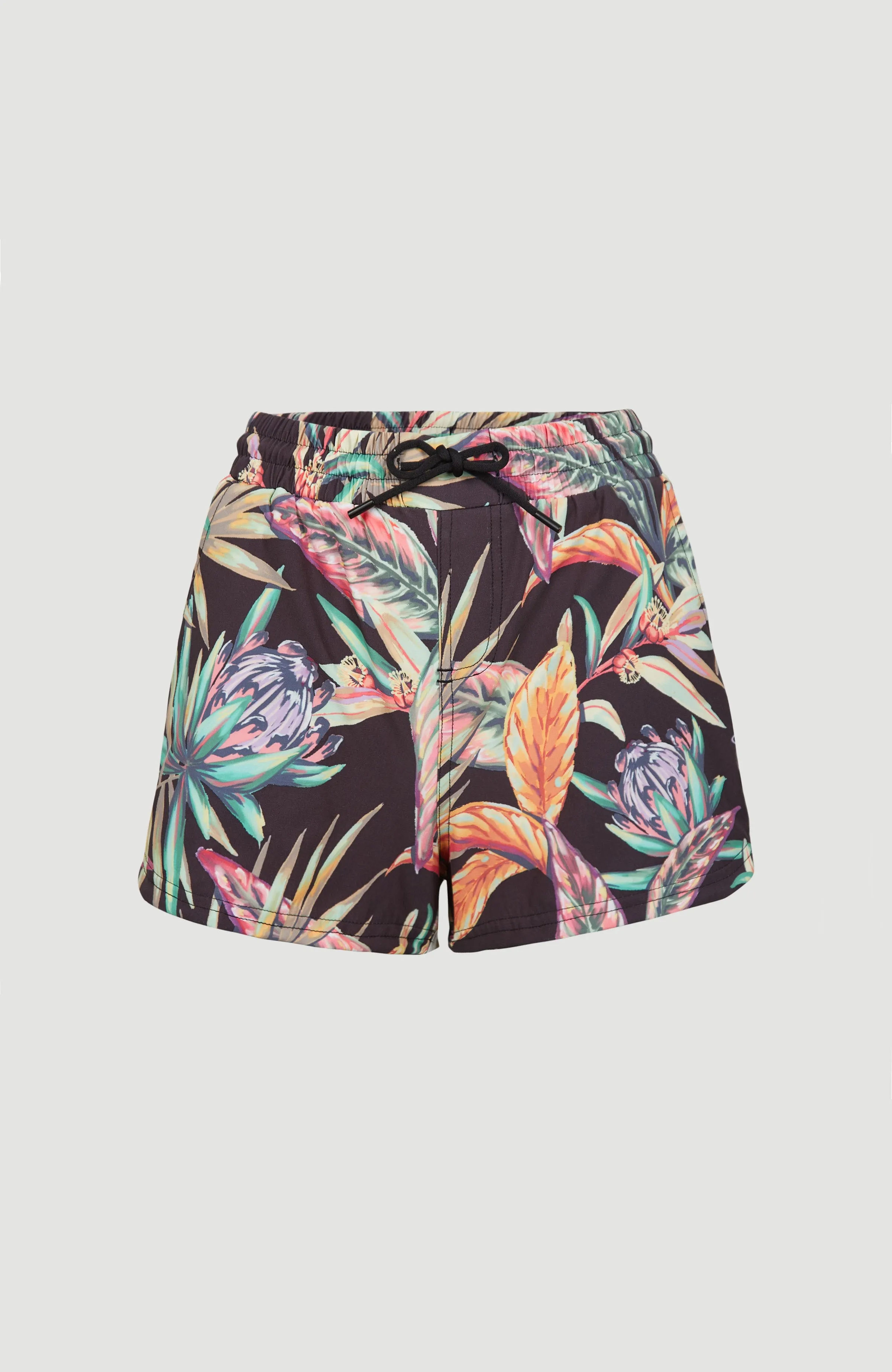 Anglet Swim Shorts | Black Tropical Flower