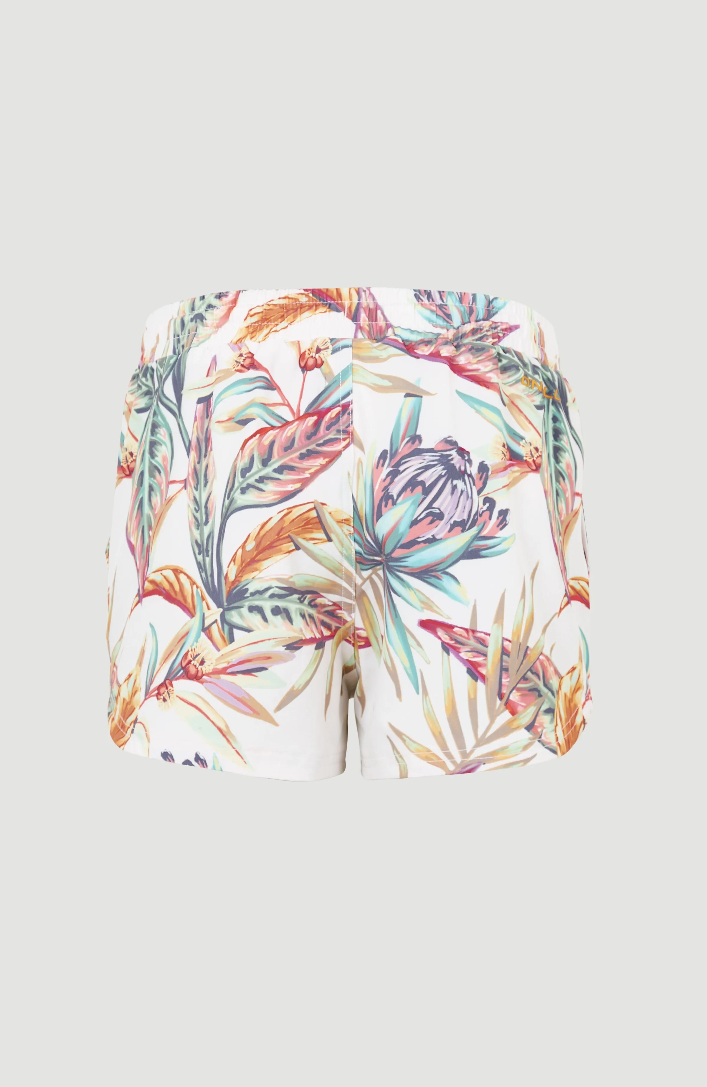 Anglet Swim Shorts | White Tropical Flower