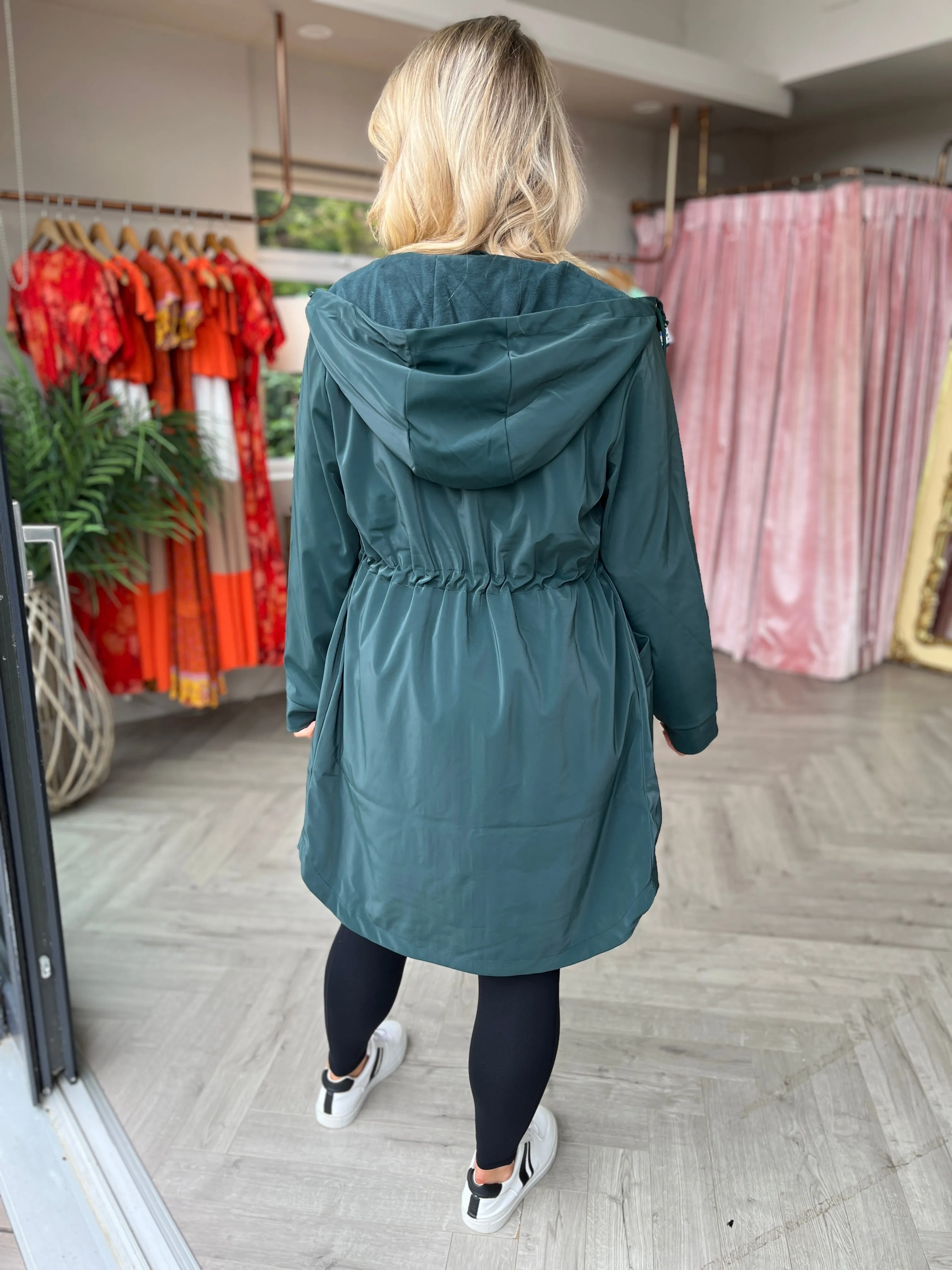 Aoife Raincoat Green