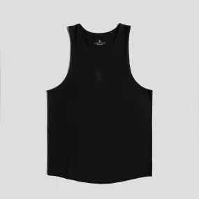 Ascend Scoop Hem Tank - Black