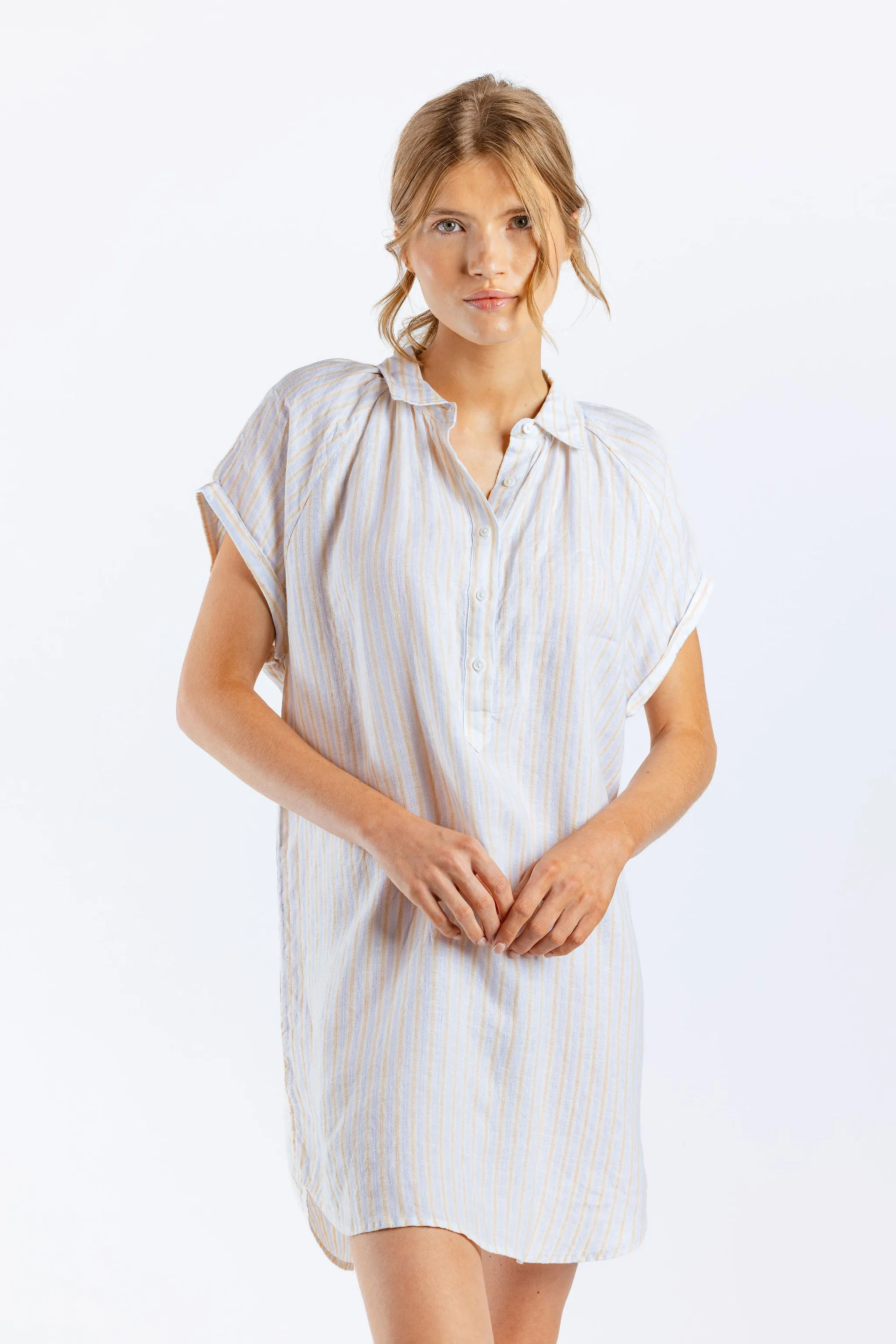 Ashby Dress ~ Skyway Stripe