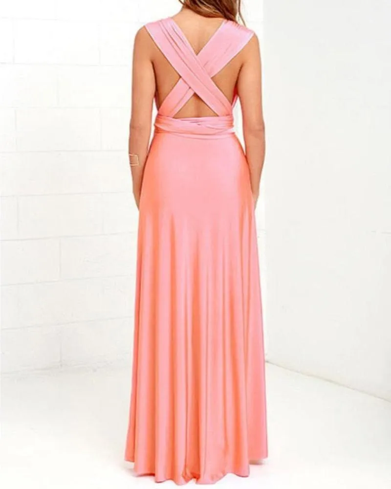 Bandage Long Dress