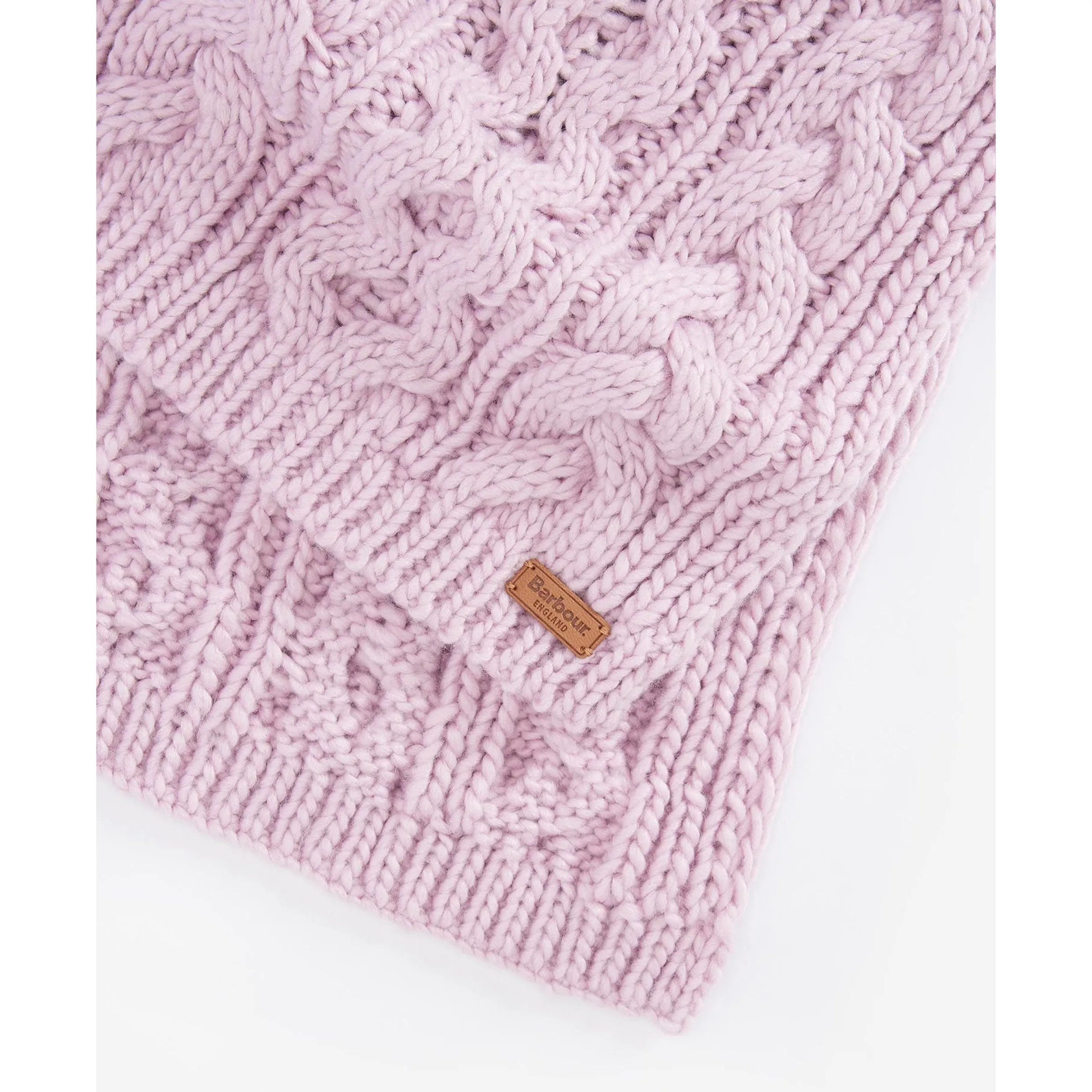 Barbour Penshaw Beanie & Scarf Gift Set In Lavender Haze LGS0025PU12