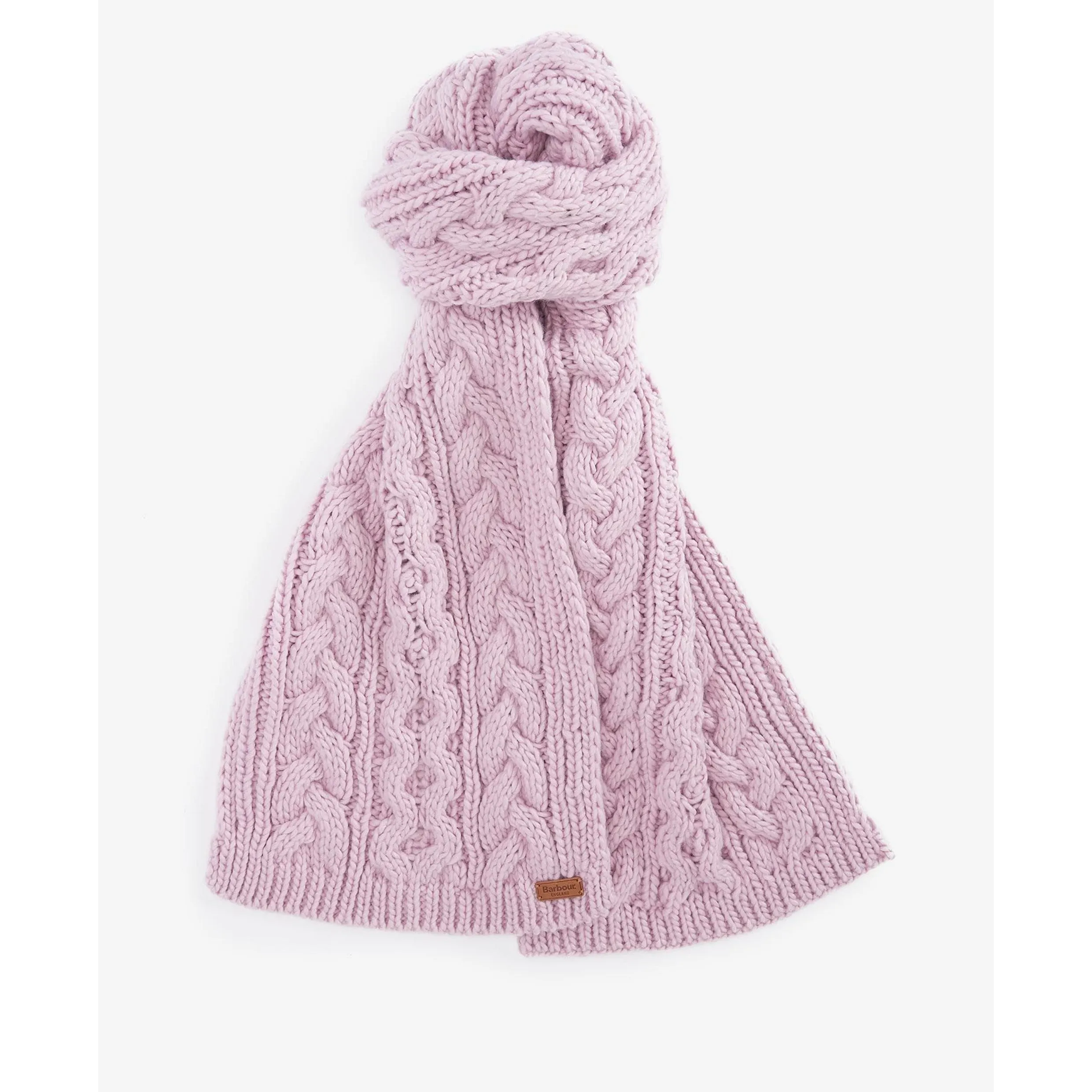 Barbour Penshaw Beanie & Scarf Gift Set In Lavender Haze LGS0025PU12