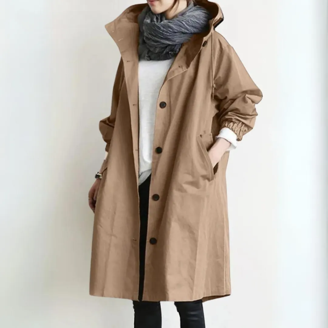 BAXTER STYLISH WINDBREAKER TRENCHCOAT