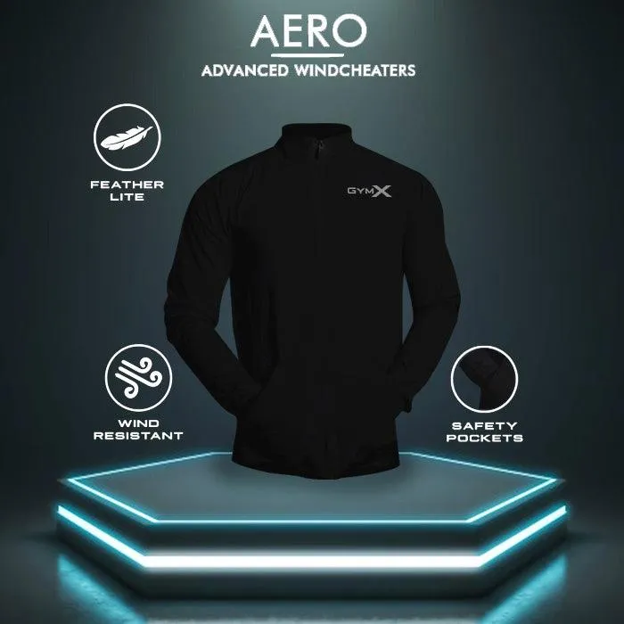 Beast Jet Black Jacket Windcheater- Aero Series