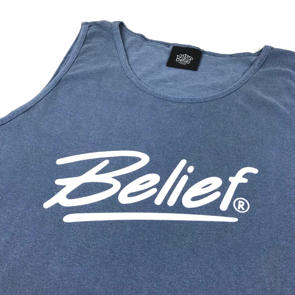 Belief NYC Team Tank Top Blue Jean