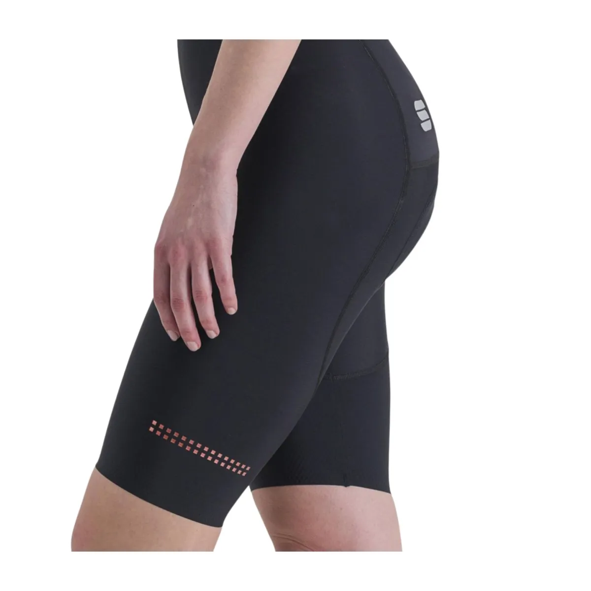 Bibshort Sportful Classic Black Orange Women