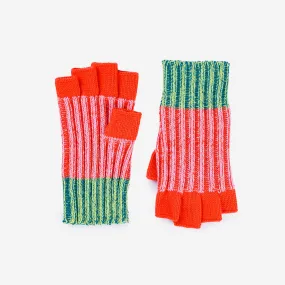 Big Stripe Fingerless Gloves