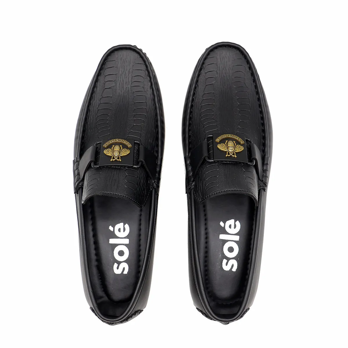 Black Casual Slip On  165095