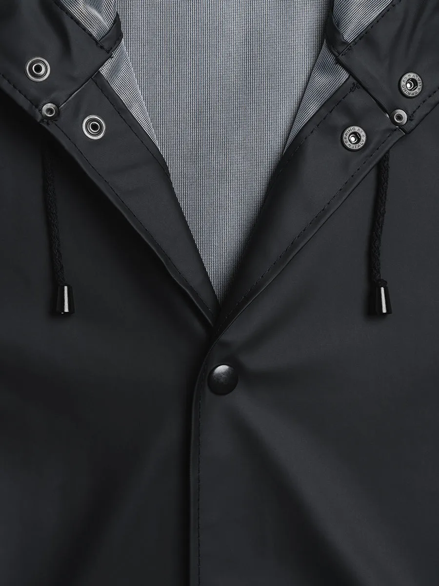 Black Lightweight Stockholm Raincoat