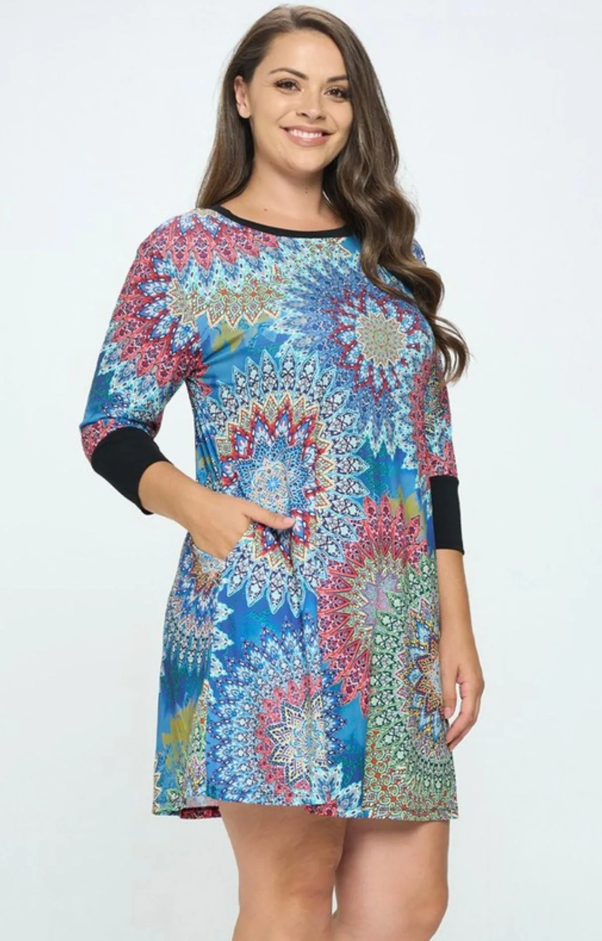 Bohemian Print Dress