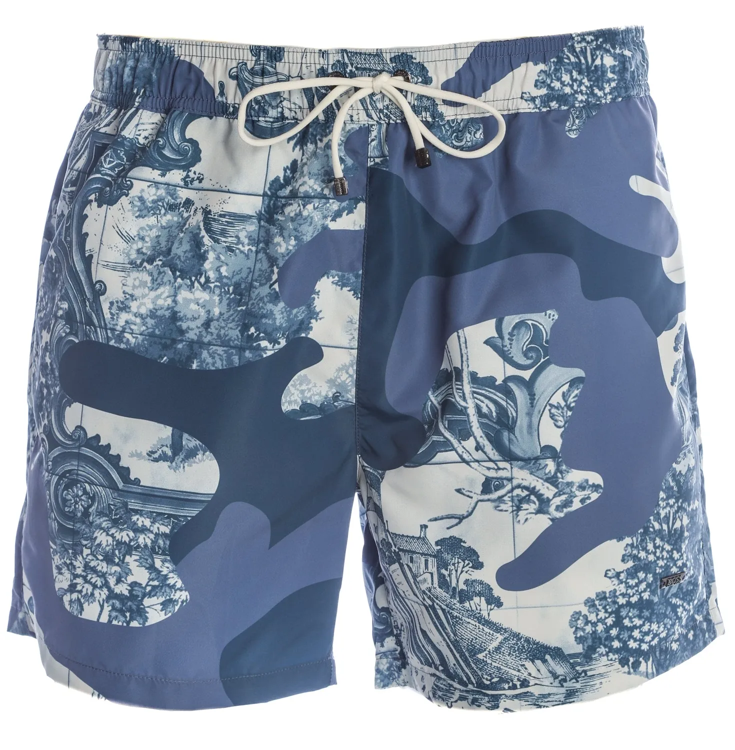 BOSS Spotfish Swim Short in Blue