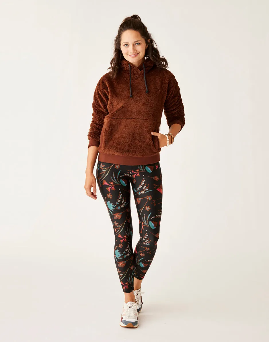 Brie Sherpa Hoodie: Chocolate