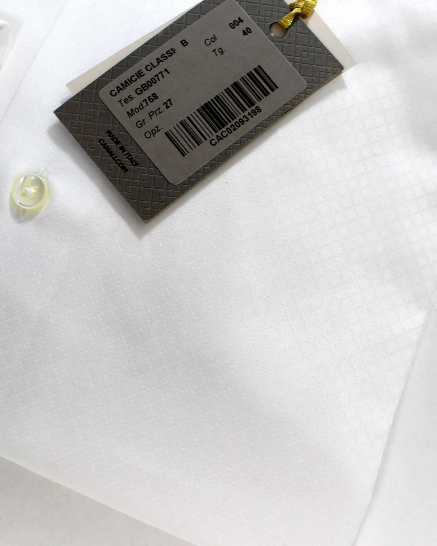 Canali Shirt White - Evening Shirt 40 - 15 3/4 Modern Fit