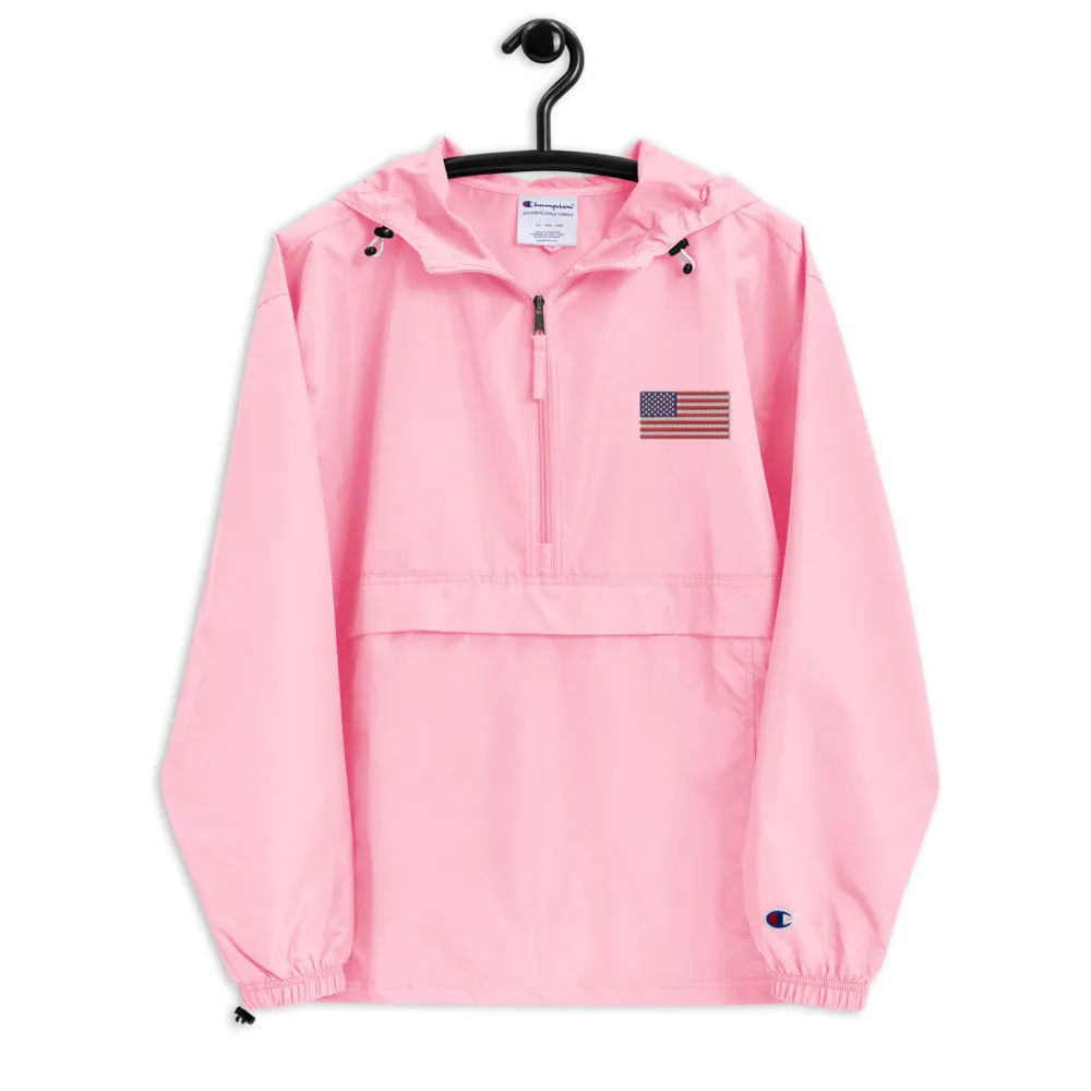 Champion Packable Jacket American Flag limited Edition