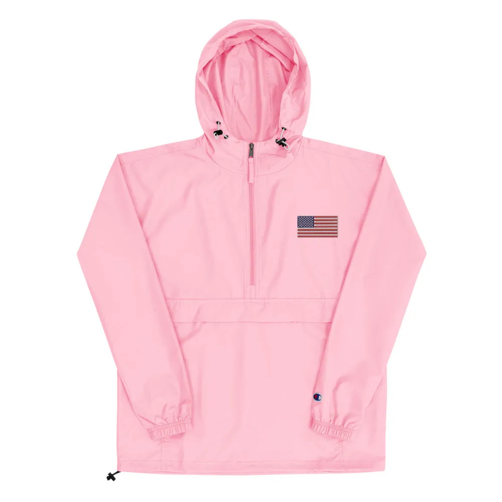 Champion Packable Jacket American Flag limited Edition