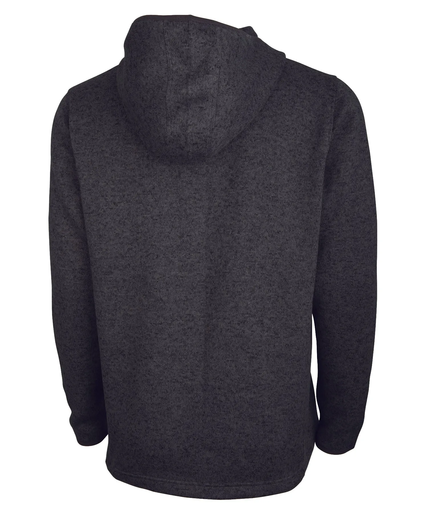 Charles River Men's Heathered Fleece Quarter Zip Hoodie