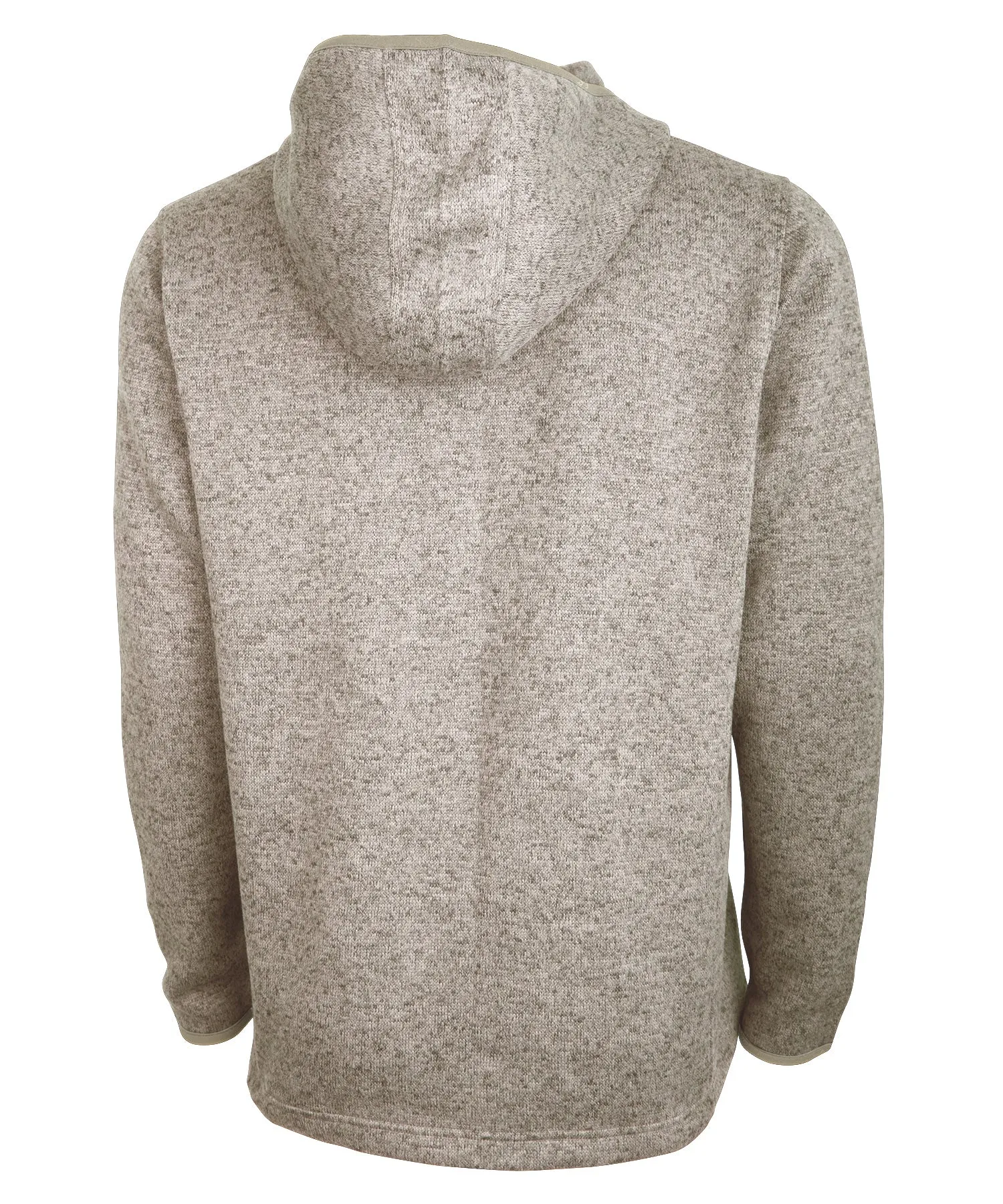 Charles River Men's Heathered Fleece Quarter Zip Hoodie