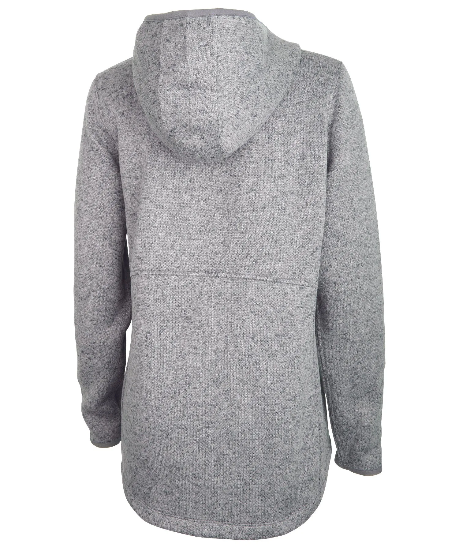 Charles River Women's Heathered Fleece Quarter Zip Hoodie