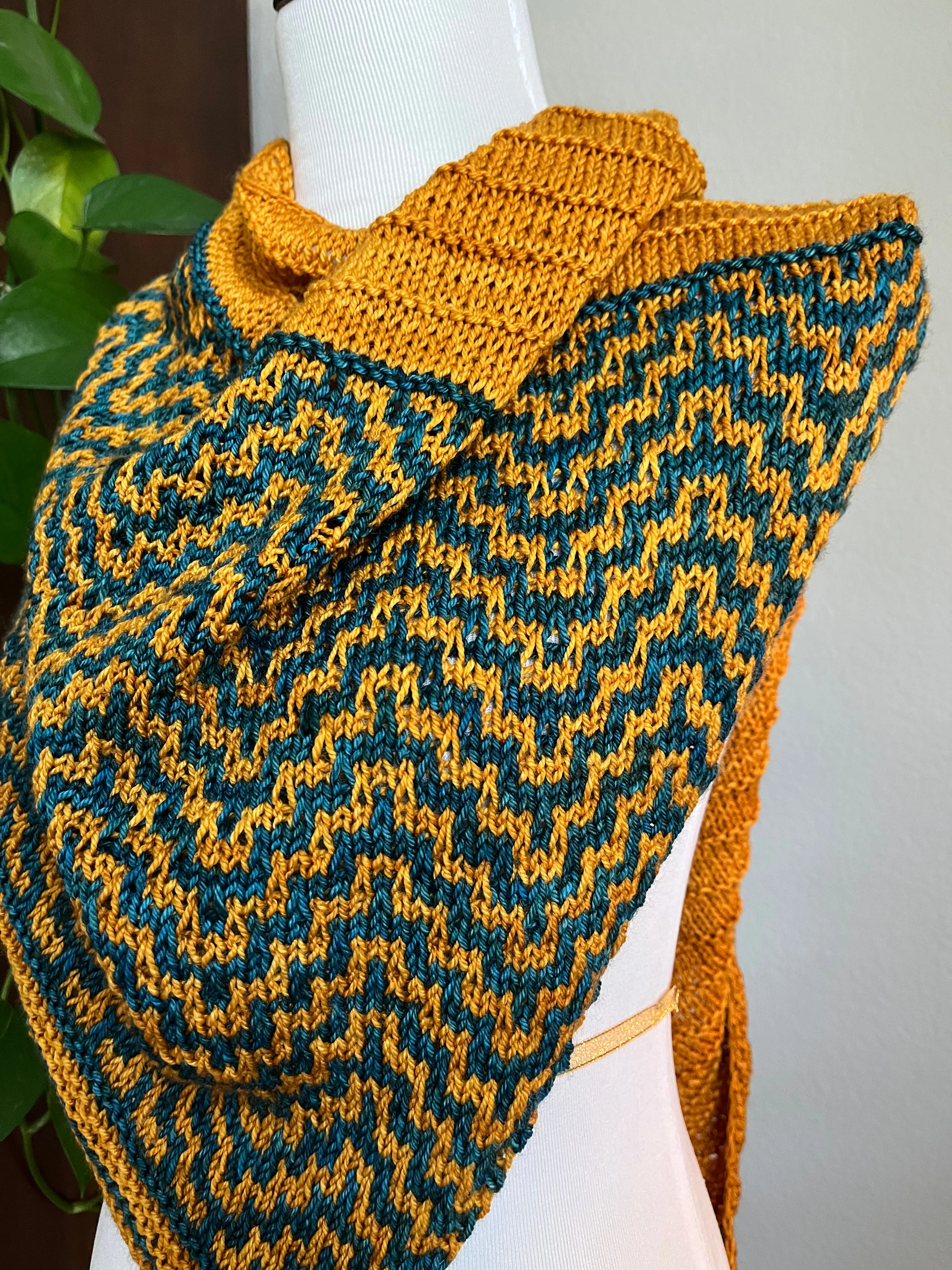 Cousteau Mosaic - Walk in the Woods Shawl