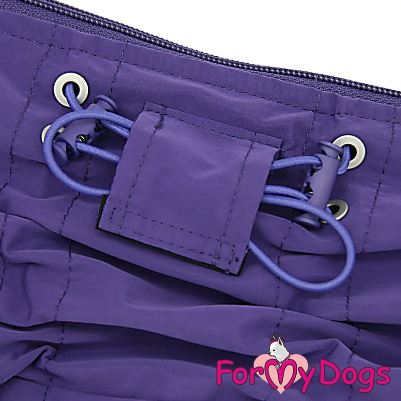 Dachshund Purely Purple Winter Suit For Girls SPECIAL ORDER