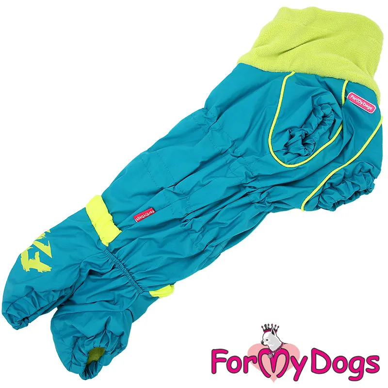 Dachshund Terrific Turquoise Winter Suit For Girls SPECIAL ORDER