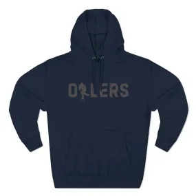 Dark Oilers Three-Panel Fleece Unisex Hoodie