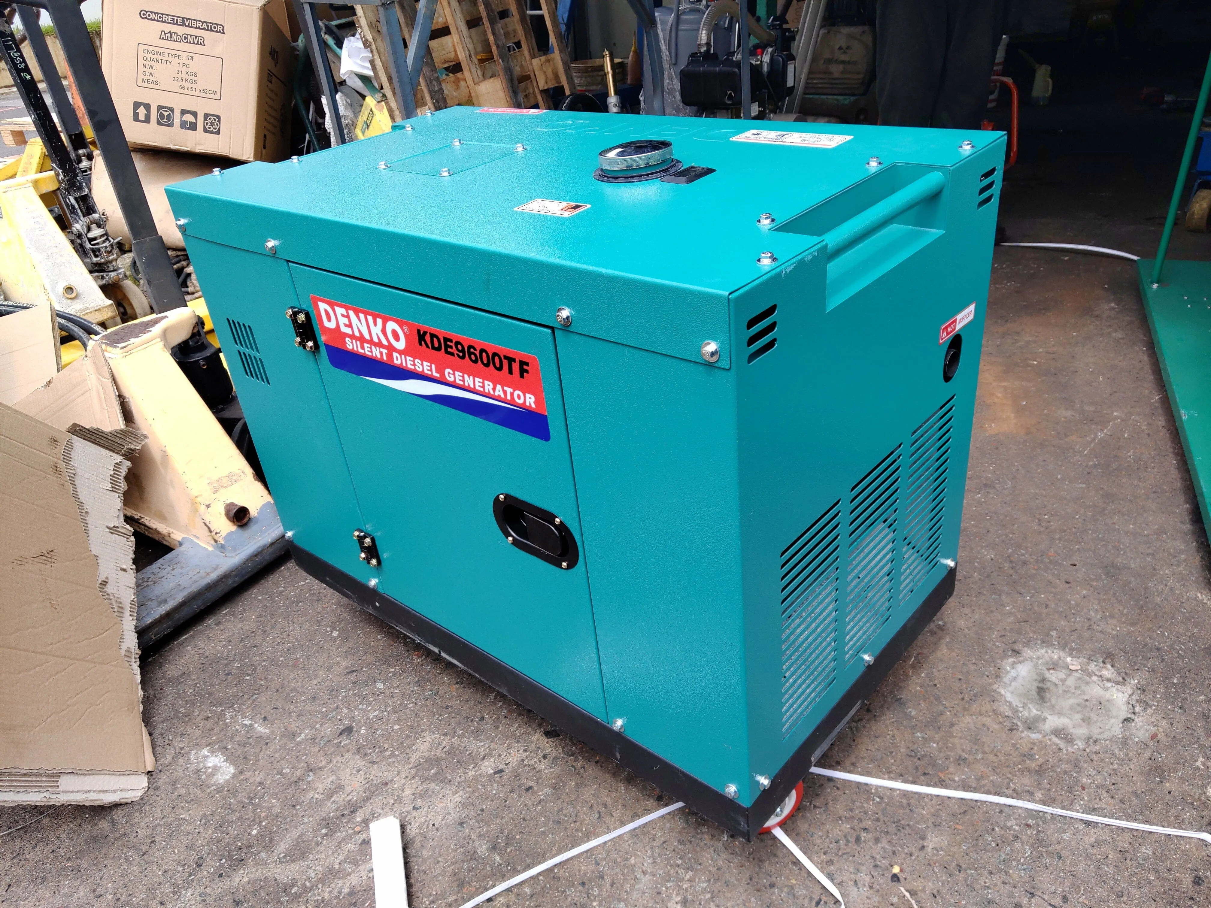 Denko 6Kva Diesel Generator with Electric Start (Comes With Battery) | Model : KDE9600TF