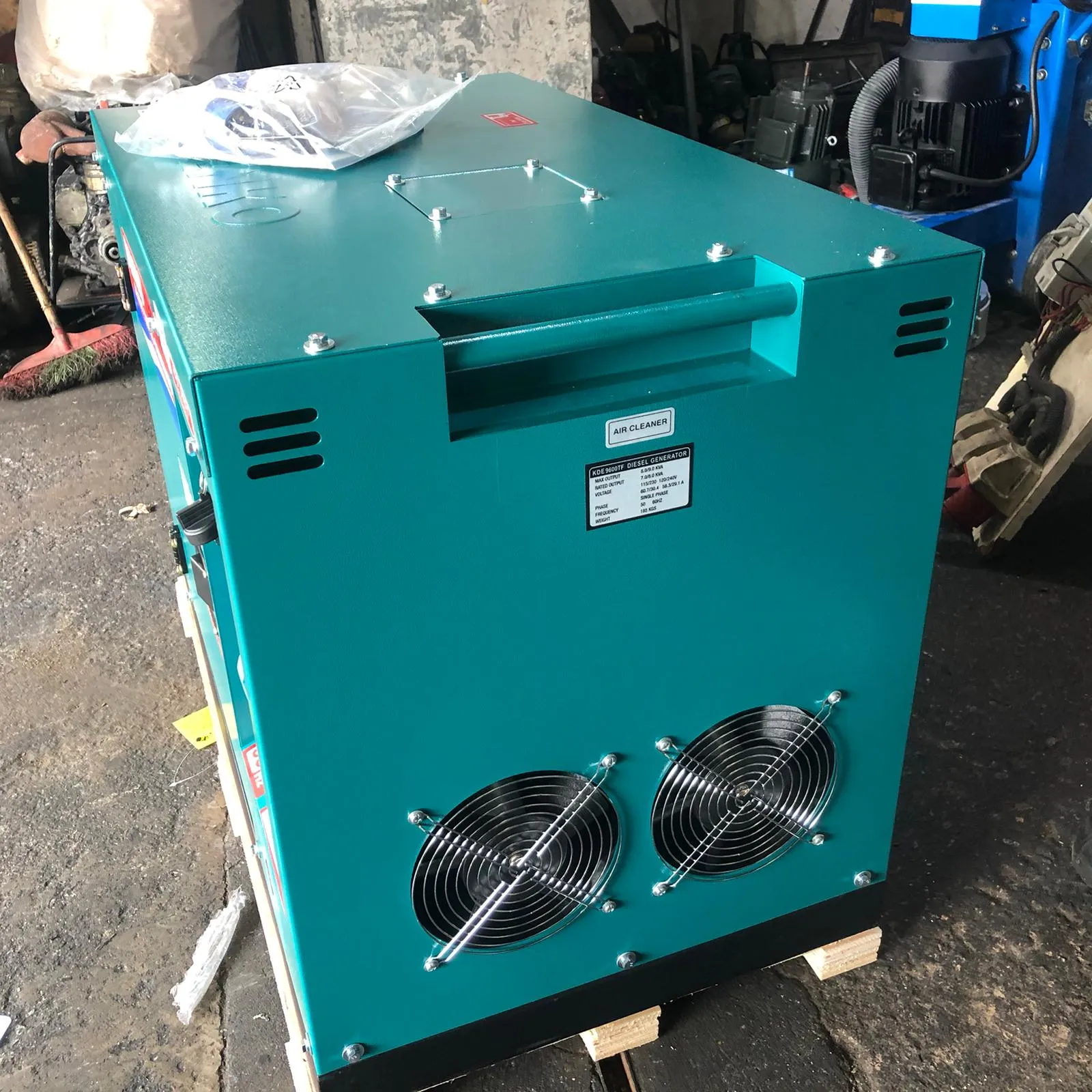 Denko 6Kva Diesel Generator with Electric Start (Comes With Battery) | Model : KDE9600TF