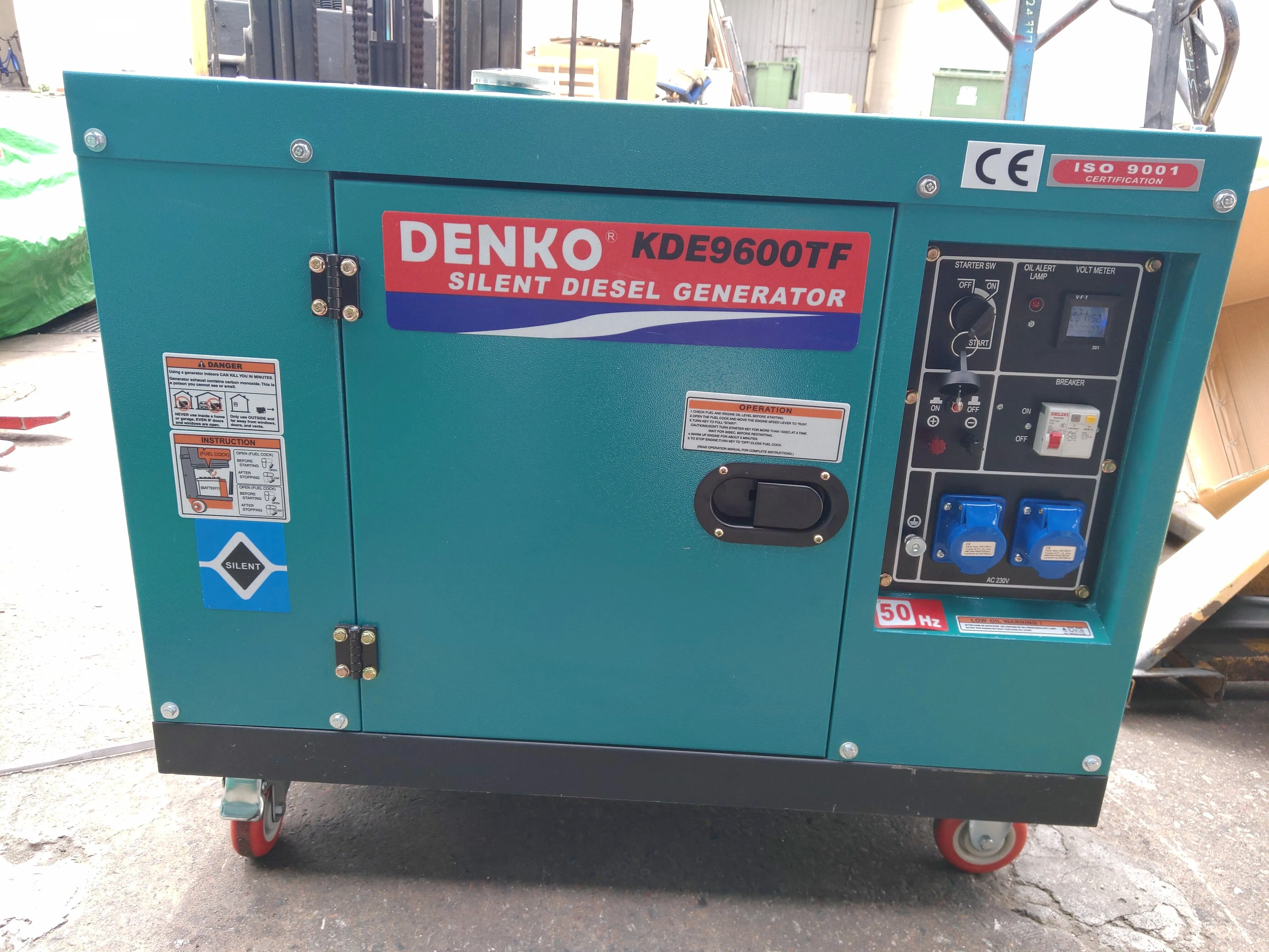 Denko 6Kva Diesel Generator with Electric Start (Comes With Battery) | Model : KDE9600TF