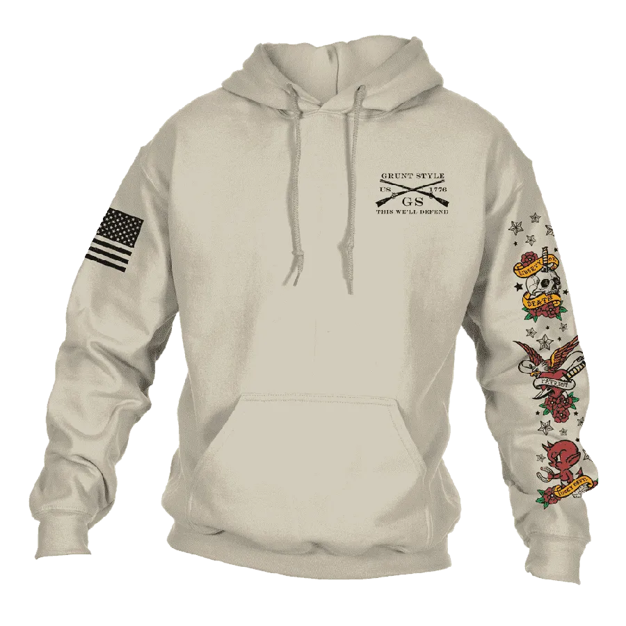 Freedom Ink Hoodie - Sand