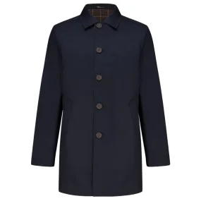 Guards London Montague Check2 Navy Reversible Raincoat