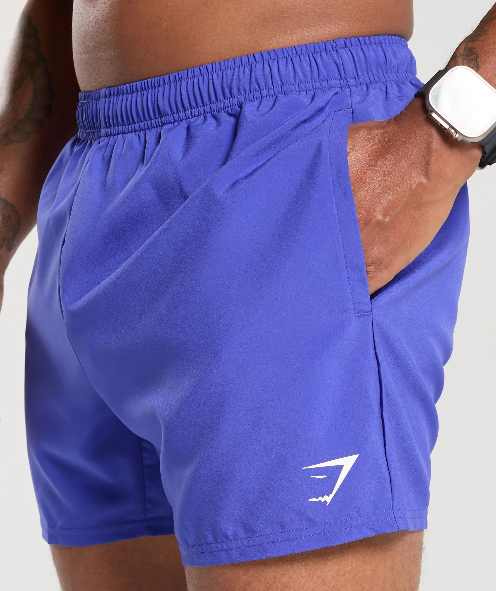 Gymshark Arrival 5" Shorts - Force Blue