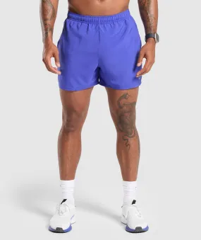 Gymshark Arrival 5" Shorts - Force Blue