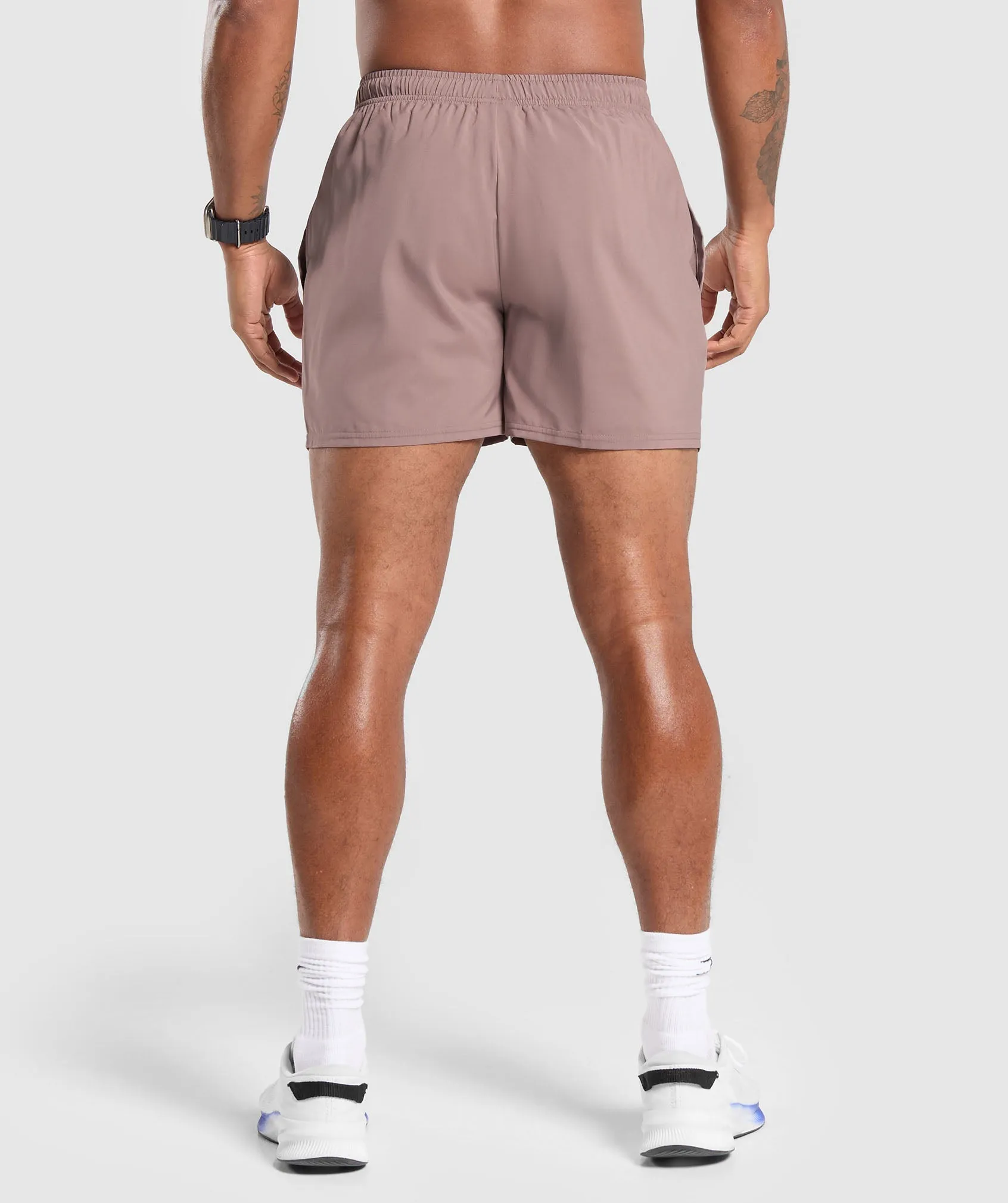 Gymshark Arrival 5" Shorts - Powder Mauve