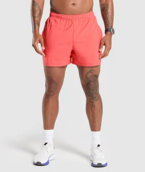 Gymshark Arrival 5" Shorts - Tropical Pink