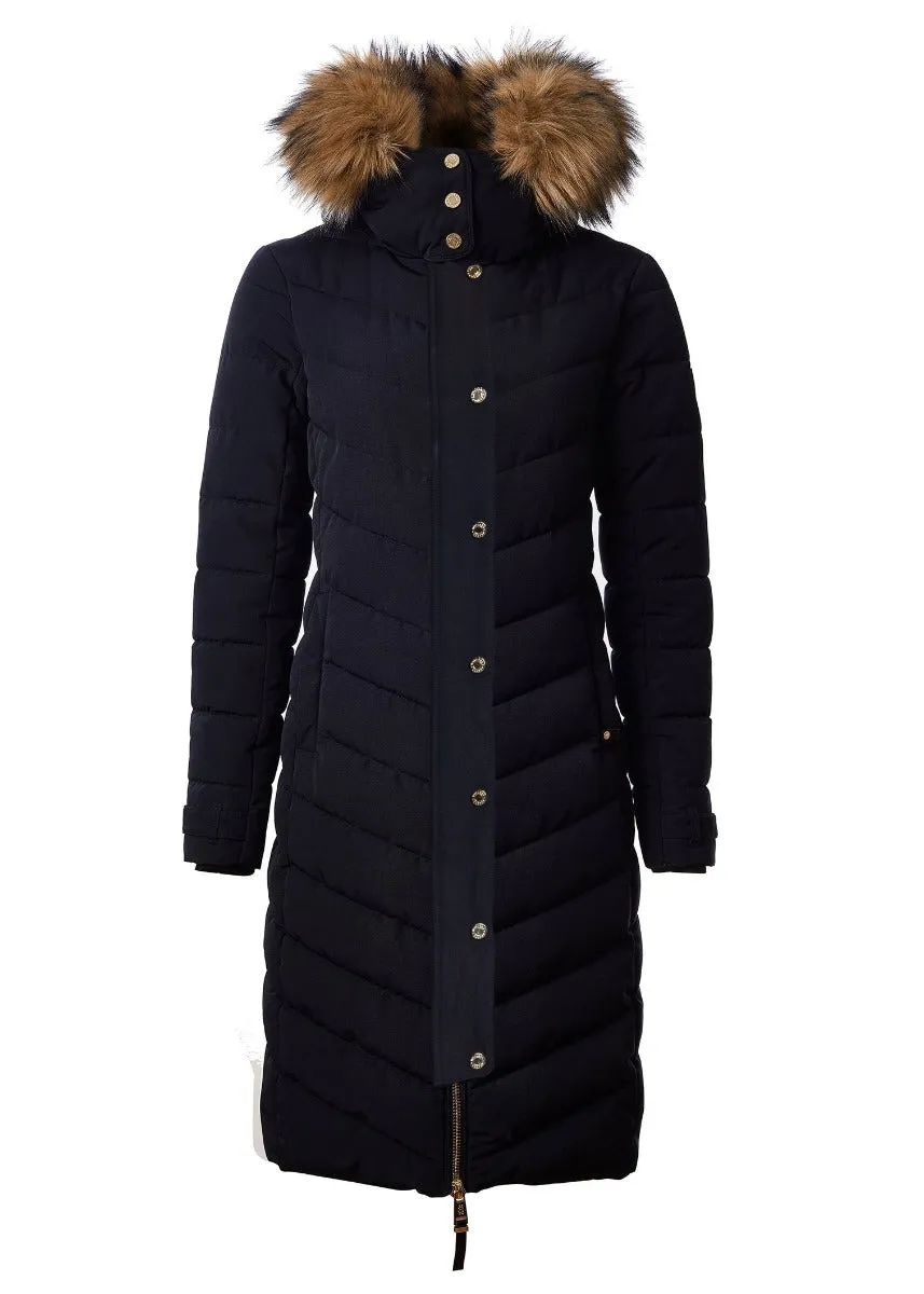 Holland Cooper The Wellington Coat in Navy