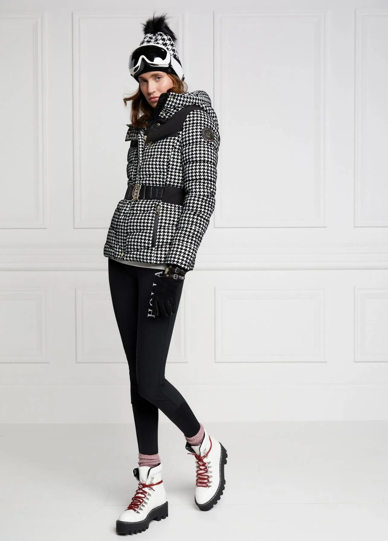 Holland Cooper Vermont Ladies Jacket in Houndstooth