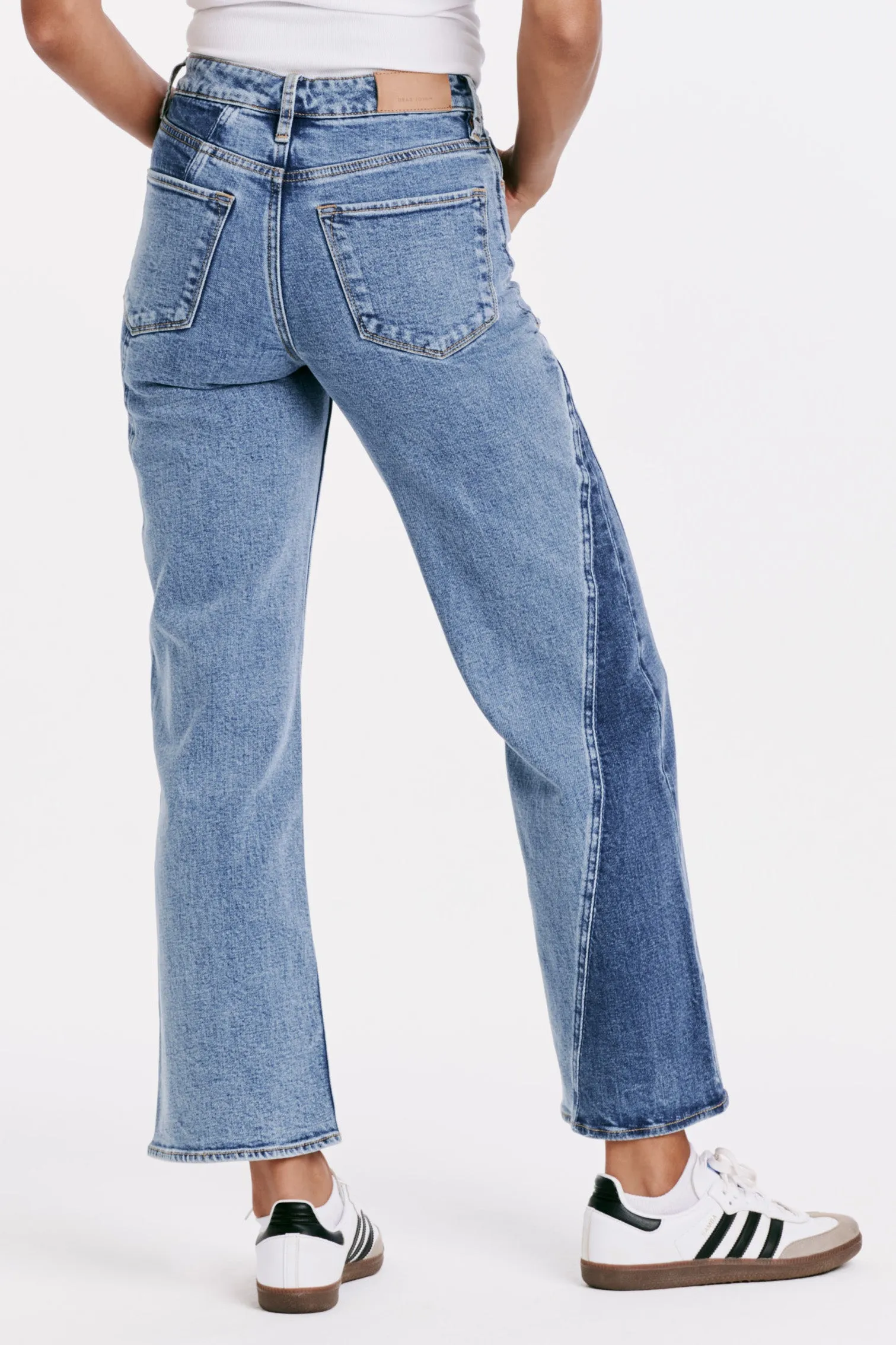 Holly High Rise Straight Jean- Limeral