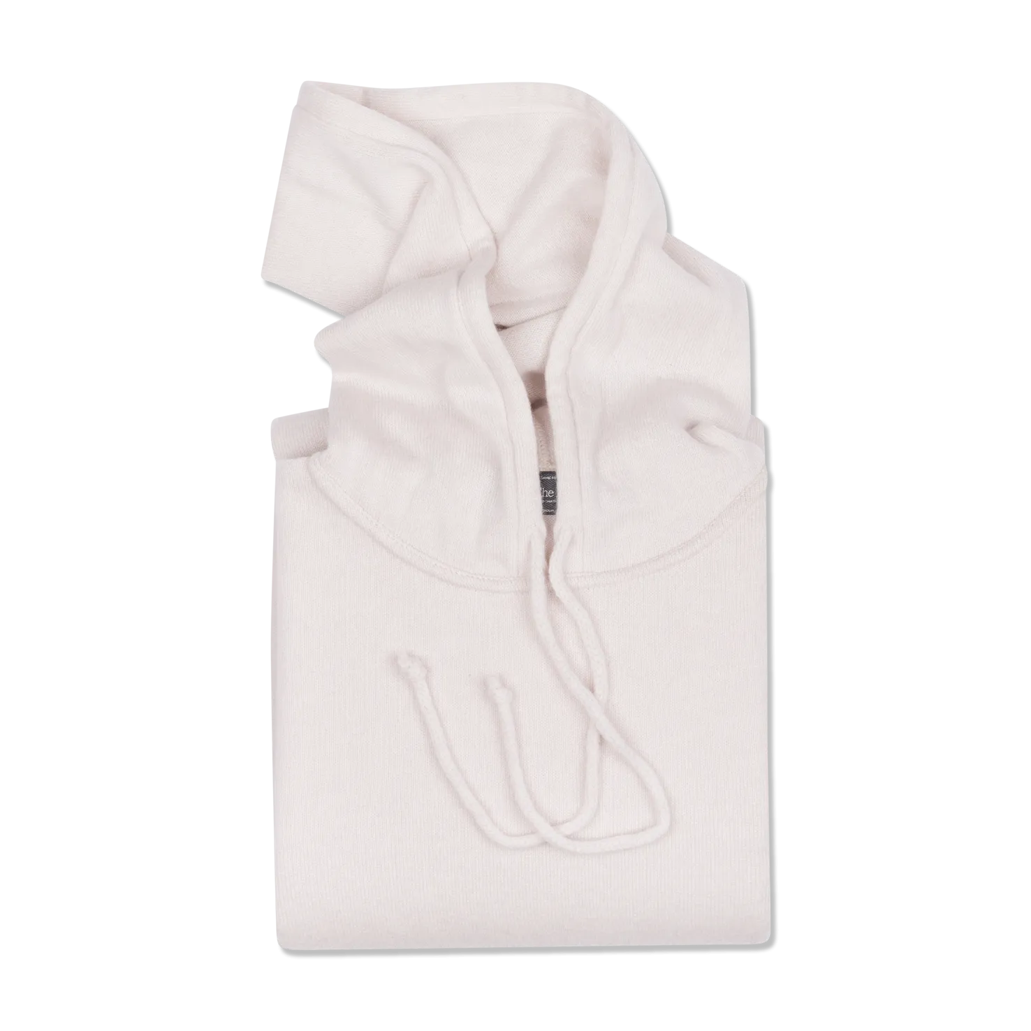 Hoodie in Off White Cashmere