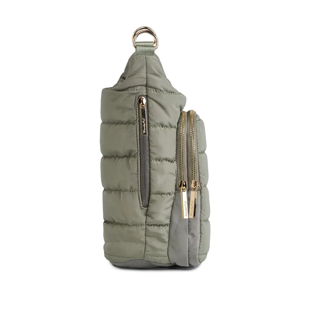 HydroBag® HANDLE™ - Sage Green with Sage and Tan Strap