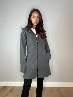 Ilse Jacobsen Rain 37 Raincoat in Dark Shadow