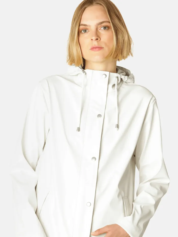 Ilse Jacobsen Raincoat In Milk Creme Rain228FR Col 121