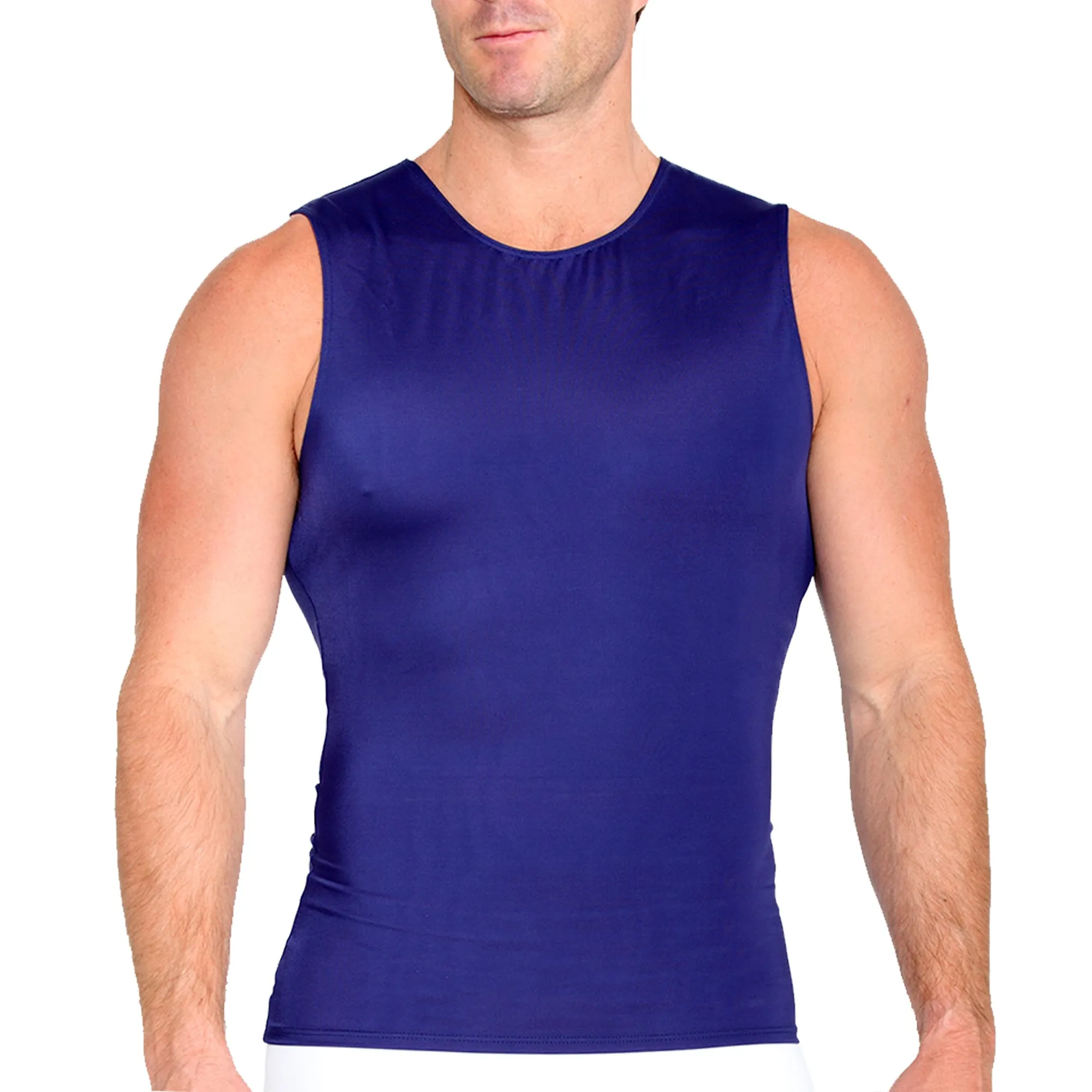 Insta Slim Compression Sleeveless Crew Neck Tank TS00N1