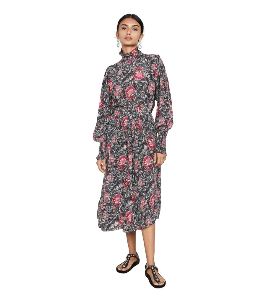 Isabel Marant Floral Silk Dress. Size 38FR