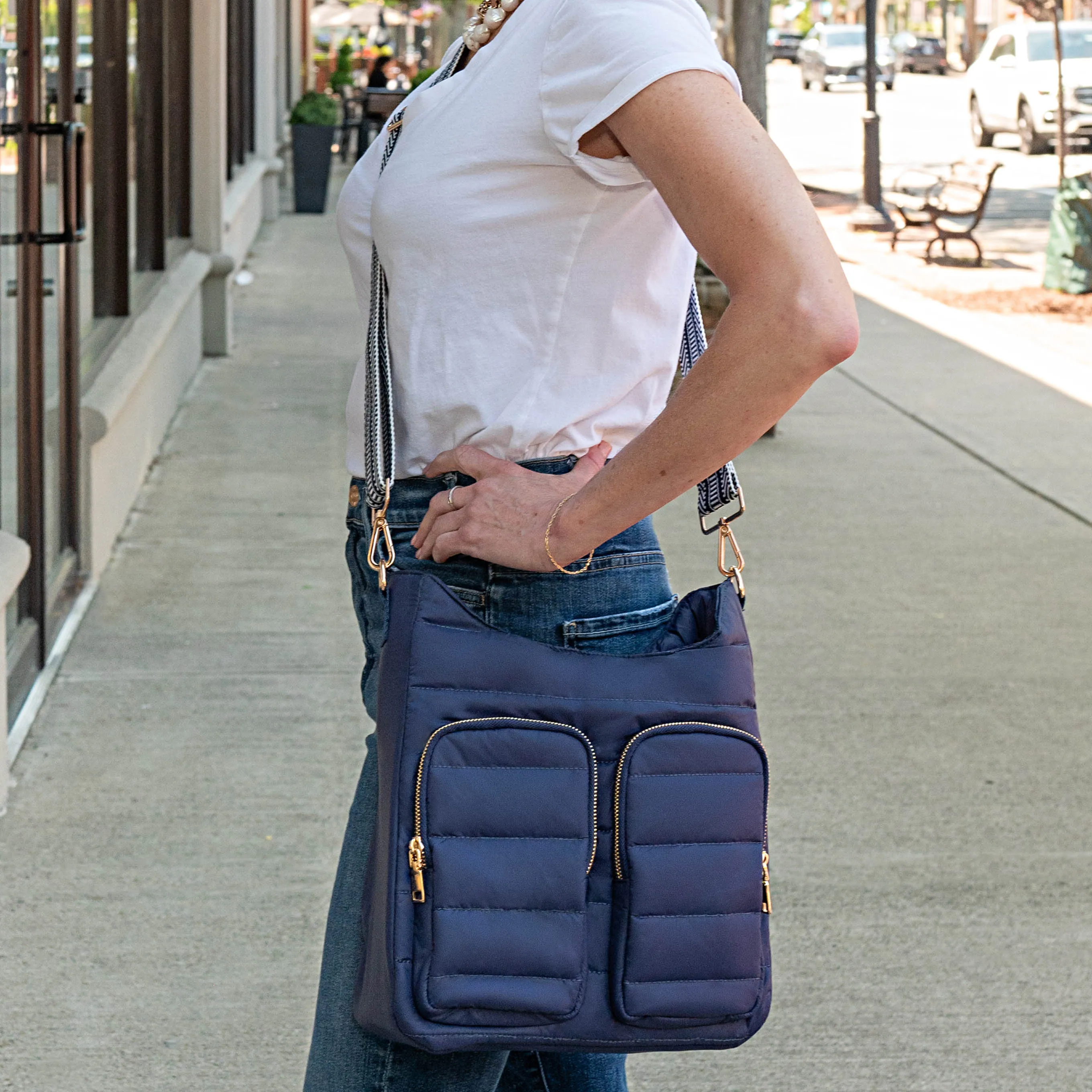 Island Navy Matte HydroDouble® Crossbody Bag